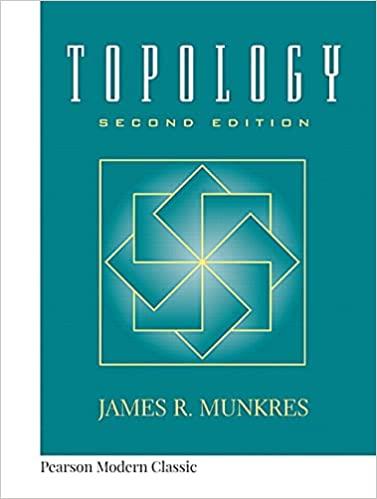 topology 2nd edition james munkres 9780134689517