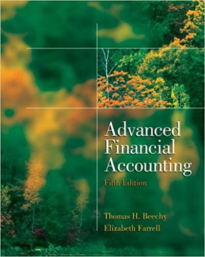 advanced financial accounting 5th edition thomas h. beechy 0131236997, 9780131236998