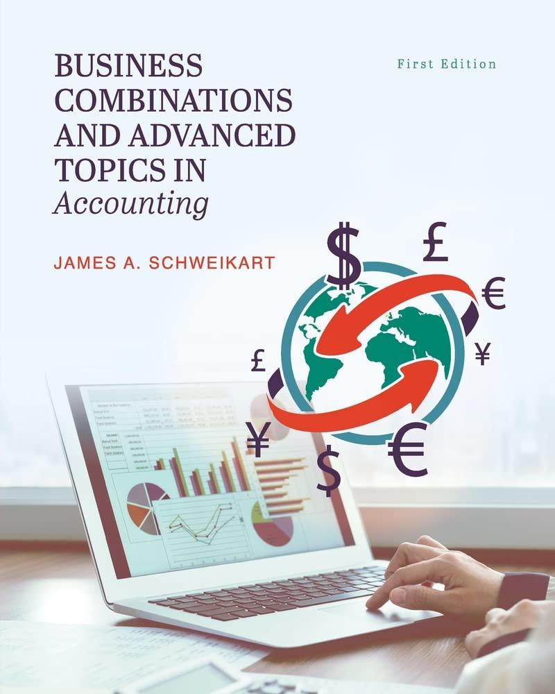 business combinations and advanced topics in accounting 1st edition james a schweikart 1793547386,