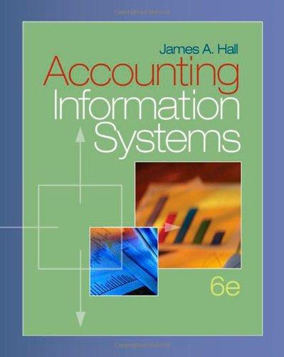 accounting information systems 6th edition james a. hall 0324560893, 9780324560893