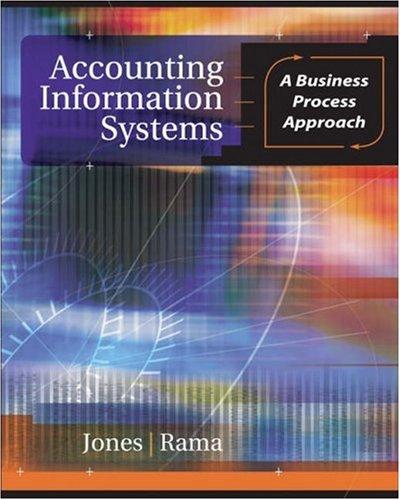 accounting information systems a business process approach 2nd edition frederick jones, dasaratha rama