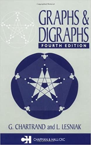 graphs and digraphs 4th edition gary chartrand, linda lesniak, ping zhang 1584883901, 978-1584883906