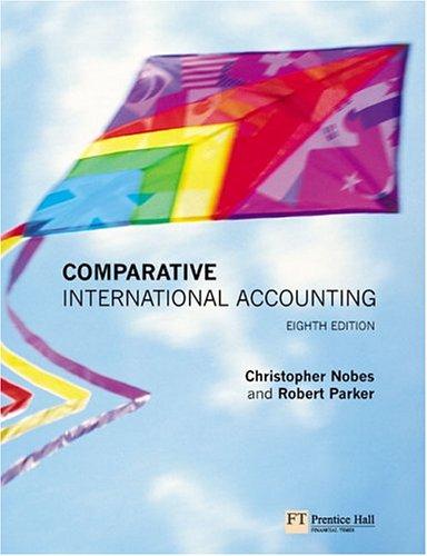 comparative international accounting 8th edition christopher nobes, robert parker 0273687530, 9780273687535