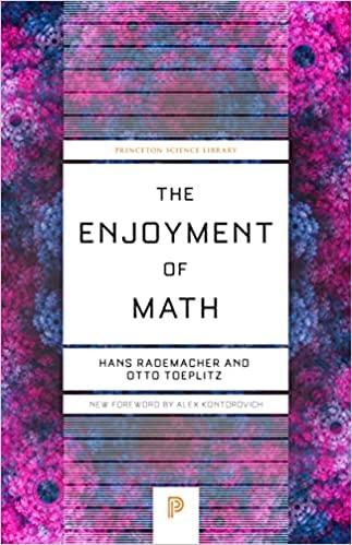 the enjoyment of math 1st edition hans rademacher, otto toeplitz 0691241546, 978-0691241548