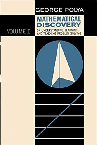 mathematical discovery on understanding learning and teaching problem solving volume i george polya, sam
