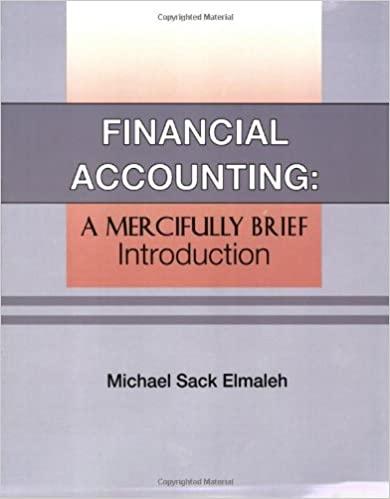 financial accounting 1st edition michael sack elmaleh, jeremy willis 0976474409, 9780976474401