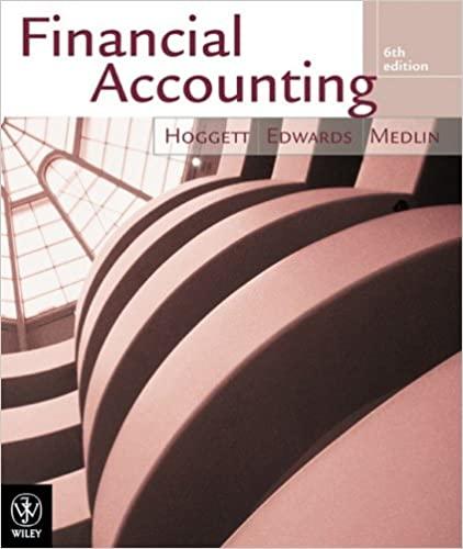 financial accounting 6th edition john hoggett, john medlin, lew edwards, j.r. hoggett 0470806605,