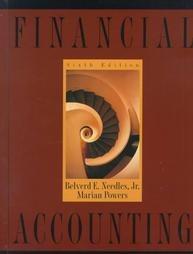 financial accounting 6th edition marian powers, belverd e. needles 0395857538, 9780395857533