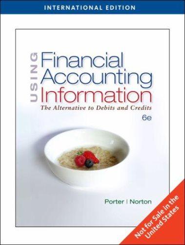 using financial accounting information the alternative to debits and credits 6th international edition gary
