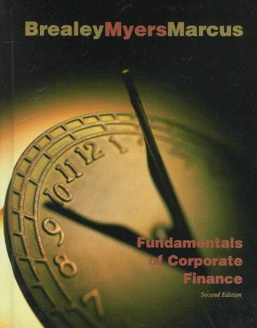 fundamentals of corporate finance 2nd edition richard a. brealey, marcus, alan j, myers, stewart c.