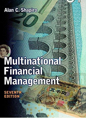 multinational financial management 7th edition alan c. shapiro 0471395307, 9780471395300