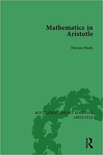 mathematics in aristotle 1st edition thomas heath 1138938351, 978-1138938359