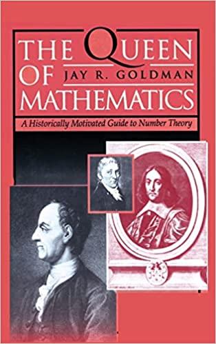 the queen of mathematics 1st edition jay goldman 9781568810065