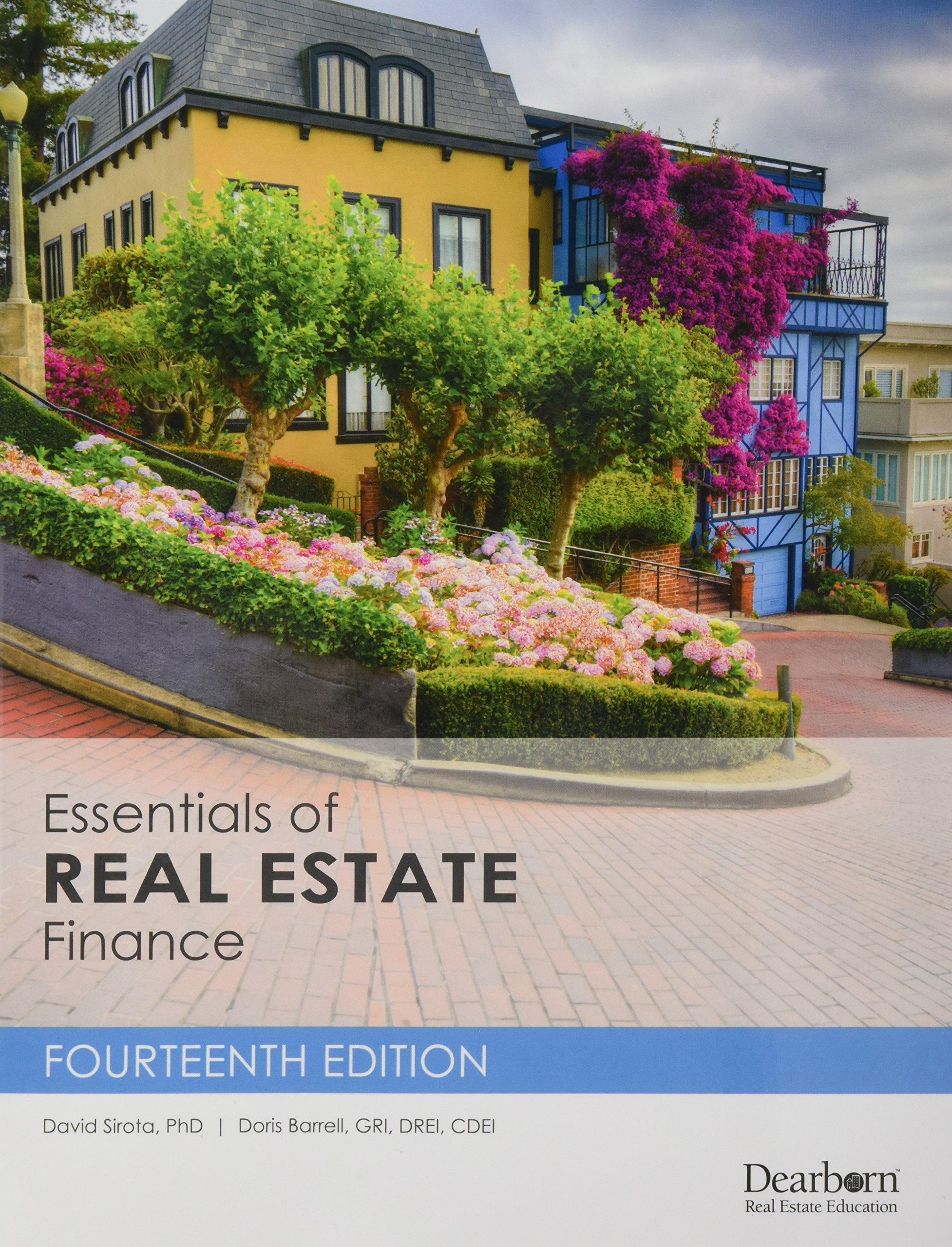 essentials of real estate finance 14th edition david sirota, doris barrell 1475428391, 9781475428391