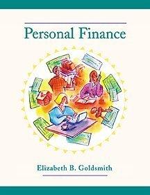 personal finance 1st edition elizabeth b. goldsmith 0534544959, 9780534544959
