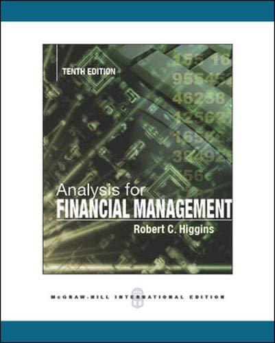 analysis for financial management 10th international edition robert c. higgins 007108648x, 9780071086486
