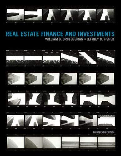 real estate finance and investments 13th edition william brueggeman, jeffrey fisher 0073524719, 9780073524719