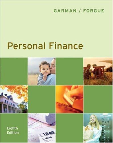 personal finance 8th edition e. thomas garman, raymond forgue 0618471421, 9780618471423