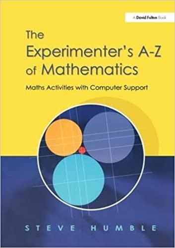 the experimenters a z of mathematics 1st edition steve humble 113842028x, 978-1138420281