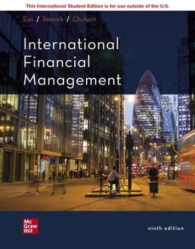 ise international financial management 9th international edition cheol eun, bruce resnick, tuugi chuluun