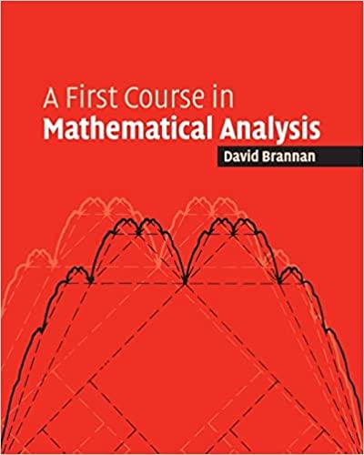 a first course in mathematical analysis 1st edition david alexander brannan 0521684242, 978-0521684248