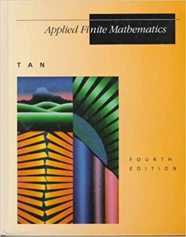applied finite mathematics 4th edition soo tang tan 0534935133, 978-0534935139