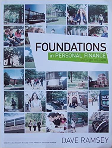 foundations in personal finance college edition dave ramsey 1936948001, 978-1936948000