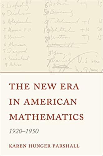 the new era in american mathematics 1st edition karen hunger parshall 0691197555, 978-0691197555