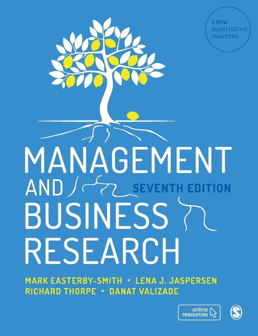 management and business research 7th edition mark easterby-smith, lena j. jaspersen, richard thorpe, danat