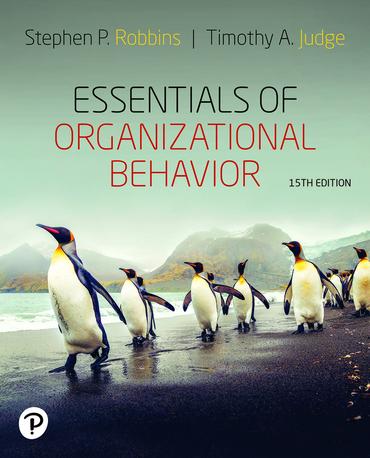 essentials of organizational behavior 15th edition robbins, stephen p. 0135468892, 9780135468890