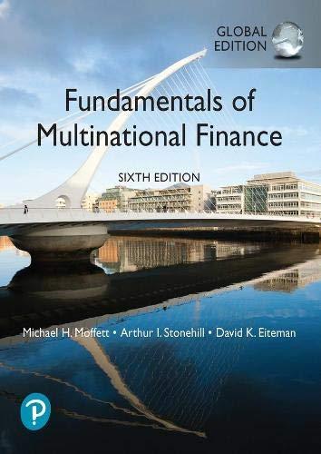 fundamentals of multinational finance 6th global edition michael moffett 1292215216, 978-1292215211