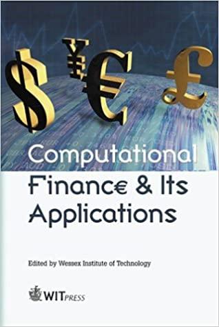 computational finance and its applications 1st edition c. a. brebbia, m. costantino 1853127094, 978-1853127090