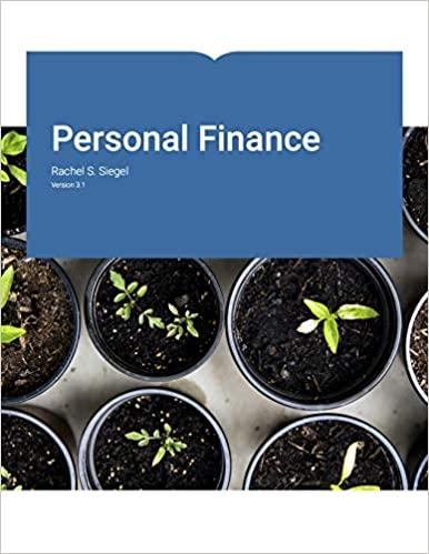 personal finance version 3.1 3rd edition rachel s. siegel 1453334807, 978-1453334805