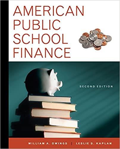 american public school finance 2nd edition william owings, leslie kaplan 1111838046, 978-1111838041