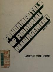 fundamentals of financial management 3rd edition james c van horne 0133393410, 978-0133393415