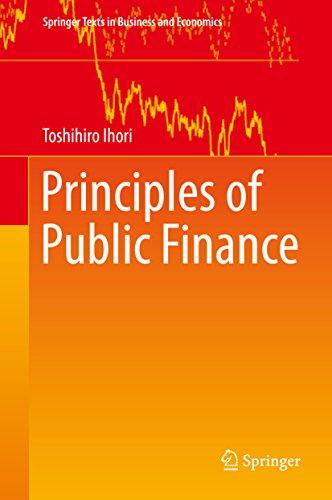 principles of public finance 1st edition toshihiro ihori 9811023883, 978-9811023880