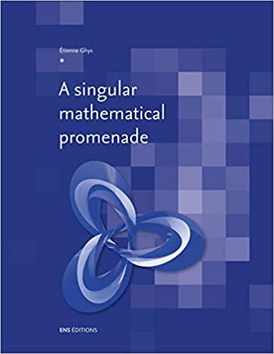 a singular mathematical promenade 1st edition etienne ghys 2847889396, 978-2847889390