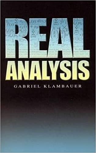 real analysis 1st edition gabriel klambauer 0486445240, 978-0486445243