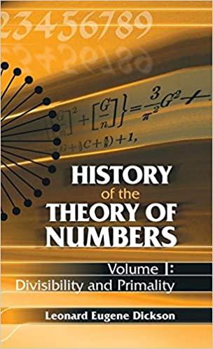 history of the theory of numbers 1st edition leonard eugene dickson 0486789160, 978-0486789163