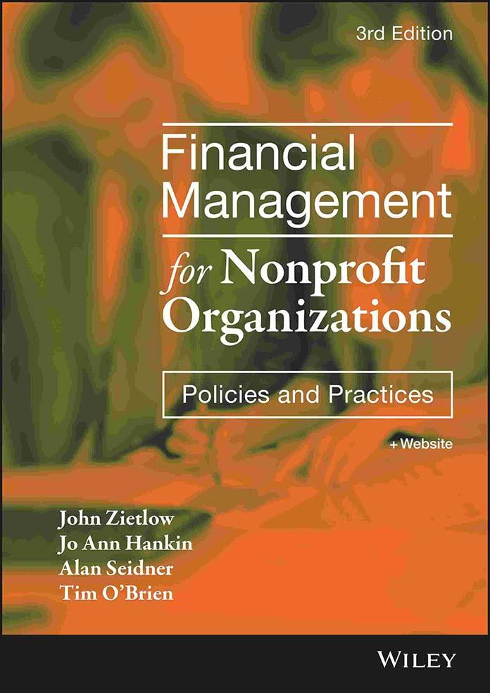 financial management for nonprofit organizations policies and practices 3rd edition jo ann hankin, john