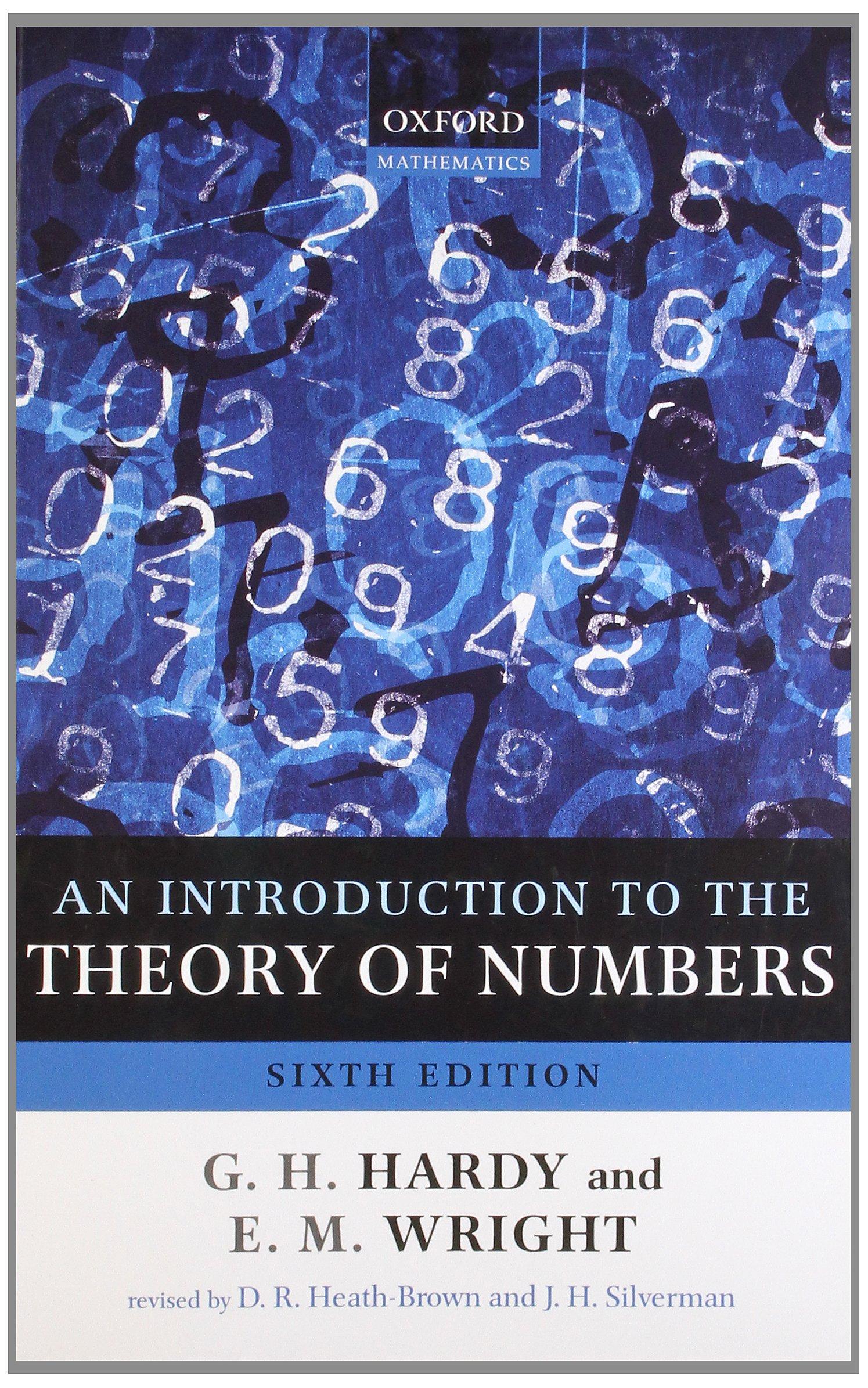 an introduction to the theory of numbers 6th edition g. h. hardy, edward m. wright, andrew wiles, roger