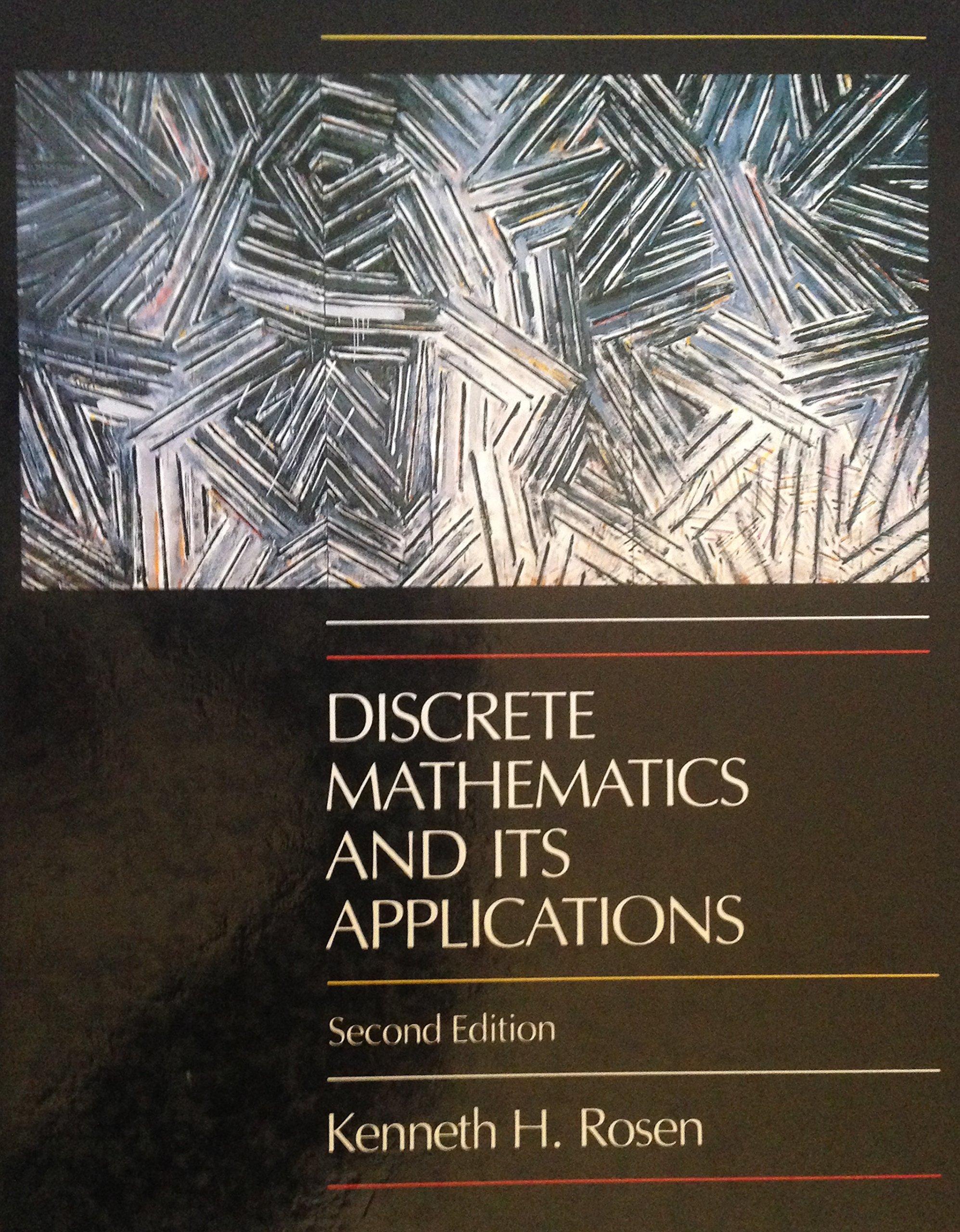 discrete mathematics and its applications 2nd edition kenneth h. rosen 0070537445, 9780070537446