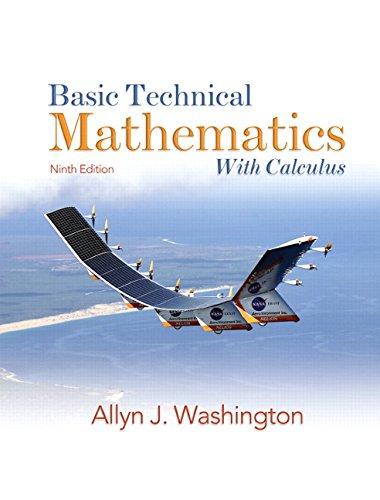 basic technical mathematics with calculus 9th edition allyn j. washington 0138142262, 9780138142261