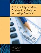a practical approach to arithmetic and algebra for college students 1st edition edward l. green, jerry