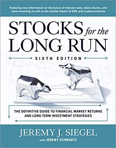 stocks for the long run 6th edition jeremy siegel 1264269803, 978-1264269808