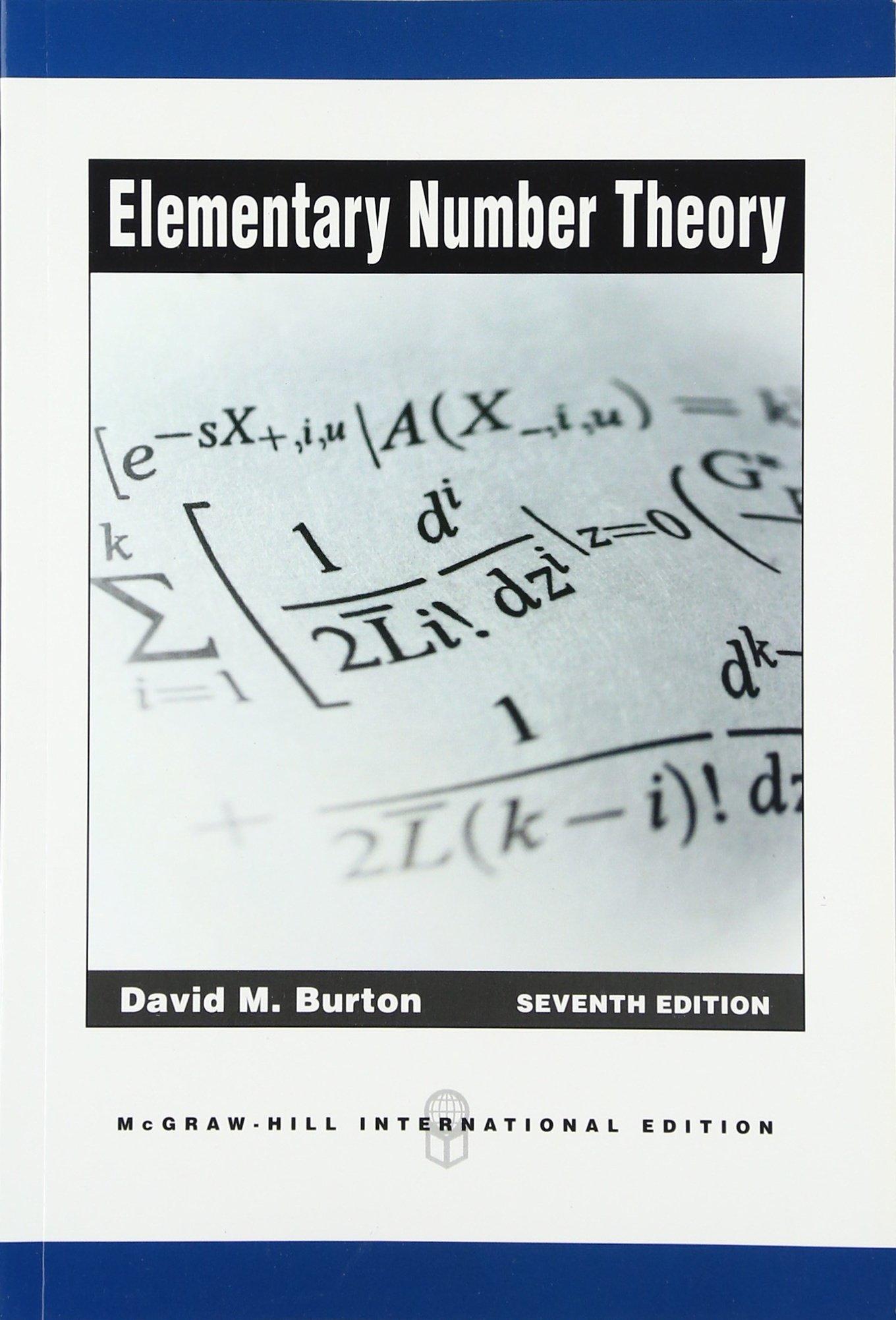 elementary number theory 7th international edition david burton 0071289194, 9780071289191