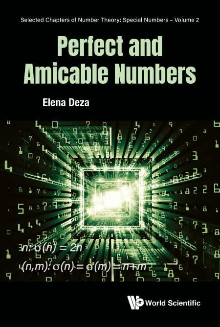 perfect and amicable numbers 1st edition elena deza 9811259623, 9789811259623