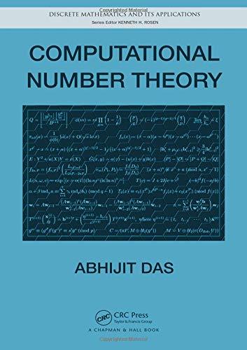 computational number theory 1st edition abhijit das 1439866155, 9781439866153