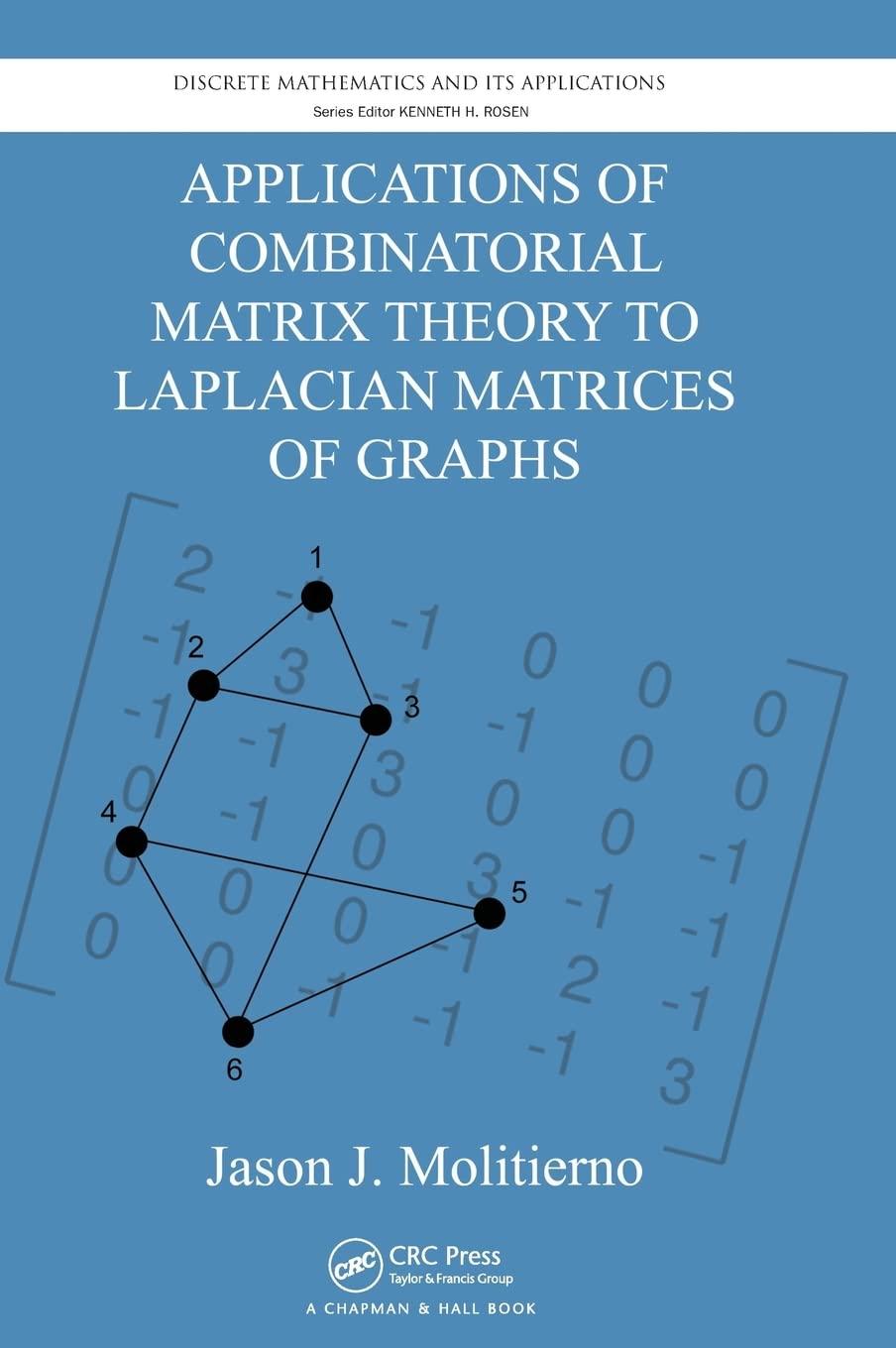 applications of combinatorial matrix theory to laplacian matrices of graphs 1st edition jason j. molitierno