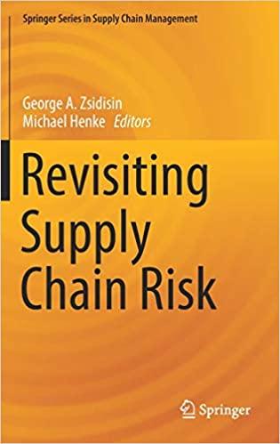 revisiting supply chain risk 1st edition george a zsidisin, michael henke 3030038122, 978-3030038120